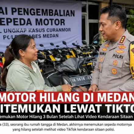 Motor Hilang di Medan Ditemukan Lewat TikTok