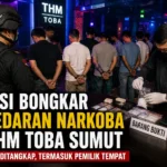 Polisi bongkar peredaran narkoba di THM Toba Sumut dan mengamankan 15 orang termasuk pemilik tempat hiburan malam