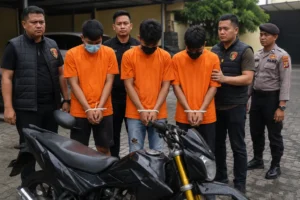 Maling motor Medan ditangkap polisi usai modus check in hotel