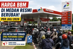 Daftar harga BBM di Medan terbaru per Juli 2026 di SPBU Pertamina